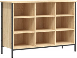 vidaXL - Schoenenkast - 100x35x70 - cm - bewerkt - hout - sonoma - eikenkleurig