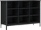 vidaXL - Schoenenkast - 100x35x70 - cm - bewerkt - hout - zwart
