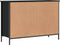 vidaXL - Schoenenkast - 100x35x70 - cm - bewerkt - hout - zwart