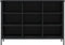 vidaXL - Schoenenkast - 100x35x70 - cm - bewerkt - hout - zwart