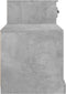 vidaXL - Schoenenkast - 100x42x60 - cm - bewerkt - hout - betongrijs