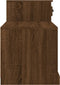 vidaXL - Schoenenkast - 100x42x60 - cm - bewerkt - hout - bruin - eikenkleur
