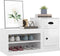 vidaXL - Schoenenkast - 100x42x60 - cm - bewerkt - hout - gerookt - eikenkleurig