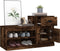 vidaXL - Schoenenkast - 100x42x60 - cm - bewerkt - hout - gerookt - eikenkleurig