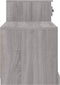 vidaXL - Schoenenkast - 100x42x60 - cm - bewerkt - hout - grijs - sonoma - eikenkleur