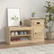 vidaXL - Schoenenkast - 100x42x60 - cm - bewerkt - hout - sonoma - eikenkleurig