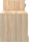 vidaXL - Schoenenkast - 100x42x60 - cm - bewerkt - hout - sonoma - eikenkleurig