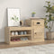 vidaXL - Schoenenkast - 100x42x60 - cm - bewerkt - hout - wit
