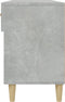 vidaXL - Schoenenkast - 102x35x55 - cm - bewerkt - hout - betongrijs