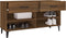 vidaXL - Schoenenkast - 102x35x55 - cm - bewerkt - hout - bruin - eikenkleur