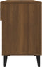 vidaXL - Schoenenkast - 102x35x55 - cm - bewerkt - hout - bruin - eikenkleur