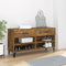 vidaXL - Schoenenkast - 102x35x55 - cm - bewerkt - hout - gerookt - eikenkleurig