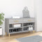 vidaXL - Schoenenkast - 102x35x55 - cm - bewerkt - hout - gerookt - eikenkleurig