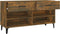 vidaXL - Schoenenkast - 102x35x55 - cm - bewerkt - hout - gerookt - eikenkleurig