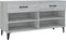 vidaXL - Schoenenkast - 102x35x55 - cm - bewerkt - hout - grijs - sonoma - eikenkleur