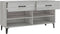 vidaXL - Schoenenkast - 102x35x55 - cm - bewerkt - hout - grijs - sonoma - eikenkleur