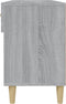 vidaXL - Schoenenkast - 102x35x55 - cm - bewerkt - hout - grijs - sonoma - eikenkleur