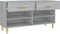 vidaXL - Schoenenkast - 102x35x55 - cm - bewerkt - hout - grijs - sonoma - eikenkleur