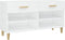 vidaXL - Schoenenkast - 102x35x55 - cm - bewerkt - hout - hoogglans - wit