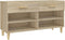 vidaXL - Schoenenkast - 102x35x55 - cm - bewerkt - hout - sonoma - eikenkleurig