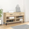 vidaXL - Schoenenkast - 102x35x55 - cm - bewerkt - hout - sonoma - eikenkleurig