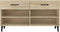 vidaXL - Schoenenkast - 102x35x55 - cm - bewerkt - hout - sonoma - eikenkleurig