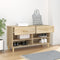 vidaXL - Schoenenkast - 102x35x55 - cm - bewerkt - hout - sonoma - eikenkleurig