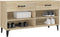 vidaXL - Schoenenkast - 102x35x55 - cm - bewerkt - hout - sonoma - eikenkleurig