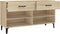 vidaXL - Schoenenkast - 102x35x55 - cm - bewerkt - hout - sonoma - eikenkleurig