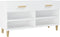 vidaXL - Schoenenkast - 102x35x55 - cm - bewerkt - hout - wit