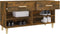 vidaXL - Schoenenkast - 102x35x55 - cm - bewerkt - hout - wit
