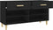 vidaXL - Schoenenkast - 102x35x55 - cm - bewerkt - hout - zwart