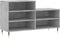 vidaXL - Schoenenkast - 102x36x60 - cm - bewerkt - hout - betongrijs