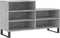 vidaXL - Schoenenkast - 102x36x60 - cm - bewerkt - hout - betongrijs