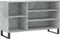 vidaXL - Schoenenkast - 102x36x60 - cm - bewerkt - hout - betongrijs