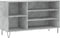 vidaXL - Schoenenkast - 102x36x60 - cm - bewerkt - hout - betongrijs