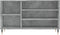 vidaXL - Schoenenkast - 102x36x60 - cm - bewerkt - hout - betongrijs