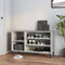 vidaXL - Schoenenkast - 102x36x60 - cm - bewerkt - hout - betongrijs
