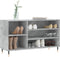 vidaXL - Schoenenkast - 102x36x60 - cm - bewerkt - hout - betongrijs
