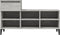 vidaXL - Schoenenkast - 102x36x60 - cm - bewerkt - hout - betongrijs