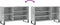 vidaXL - Schoenenkast - 102x36x60 - cm - bewerkt - hout - betongrijs