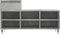 vidaXL - Schoenenkast - 102x36x60 - cm - bewerkt - hout - betongrijs