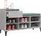 vidaXL - Schoenenkast - 102x36x60 - cm - bewerkt - hout - betongrijs