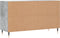 vidaXL - Schoenenkast - 102x36x60 - cm - bewerkt - hout - betongrijs