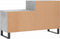 vidaXL - Schoenenkast - 102x36x60 - cm - bewerkt - hout - betongrijs