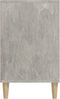 vidaXL - Schoenenkast - 102x36x60 - cm - bewerkt - hout - betongrijs