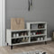 vidaXL - Schoenenkast - 102x36x60 - cm - bewerkt - hout - betongrijs