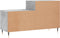 vidaXL - Schoenenkast - 102x36x60 - cm - bewerkt - hout - betongrijs