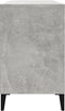 vidaXL - Schoenenkast - 102x36x60 - cm - bewerkt - hout - betongrijs