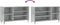 vidaXL - Schoenenkast - 102x36x60 - cm - bewerkt - hout - betongrijs